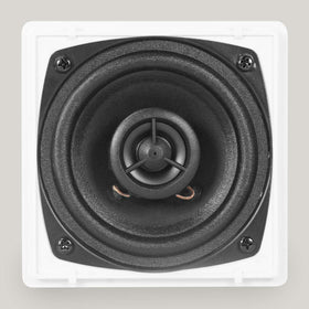 Rockville Cube White included mounting brackets and screws simplify installation.