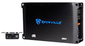 Rockville dB11 Class-D amp for efficient, high-power car audio.