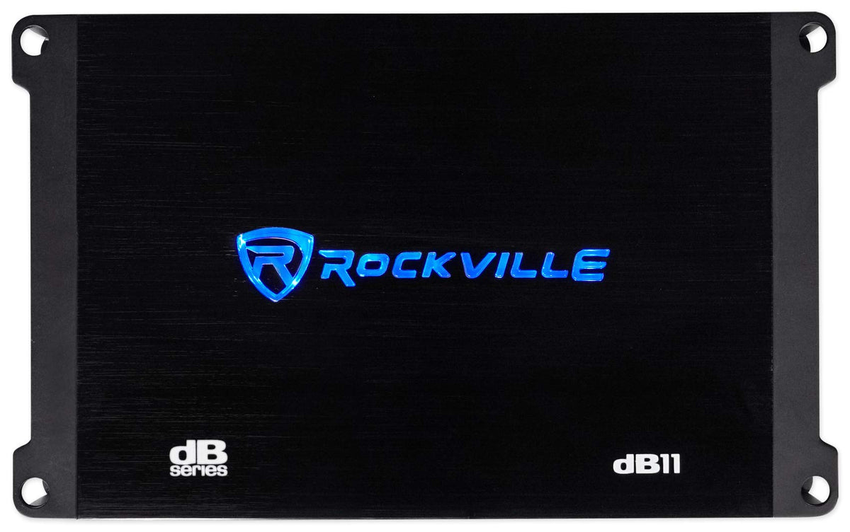 Rockville dB11 compact dimensions fit tight vehicle dashboards.