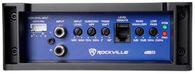 Rockville dB11 low-thd design enhances bass clarity.