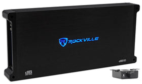 Rockville dB16 front view showing compact size and power-ready design