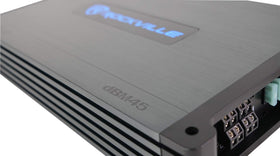 Rockville DBM45 aluminum heat sink emphasizes efficient cooling in hot marine days.