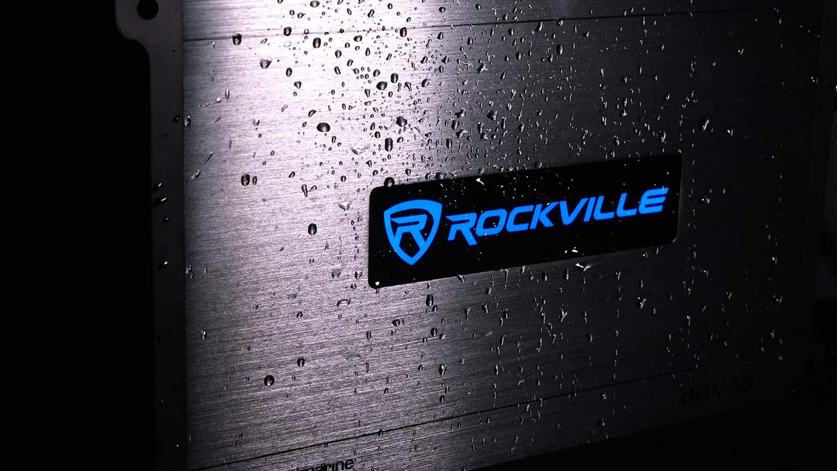 Rockville DBM45 compact form fits tight dash spaces on boats.