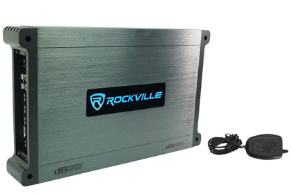Rockville DBM45 top view shows rugged marine build for reliable power on deck.