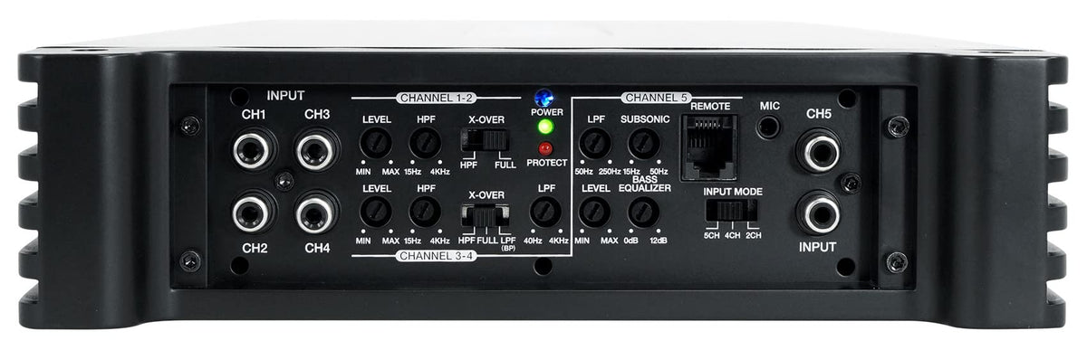 Rockville DBM50 aluminum heat sink helps keep the amp cool in sun
