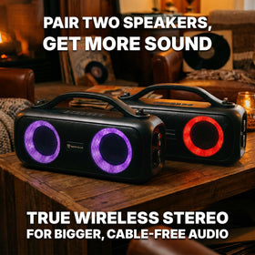 Rockville Go Party D4 at a picnic outdoors providing powerful portable audio