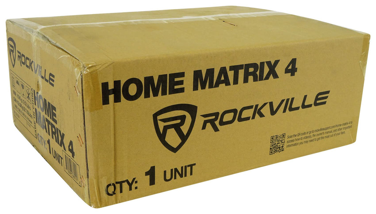 Versatile multi-room audio solution from Rockville HOME MATRIX 4