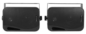Rockville HP4S BK in living room setup showing unobtrusive style benefit