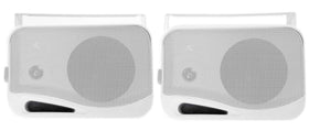 Rockville close-up of woofer and tweeter delivering crisp audio