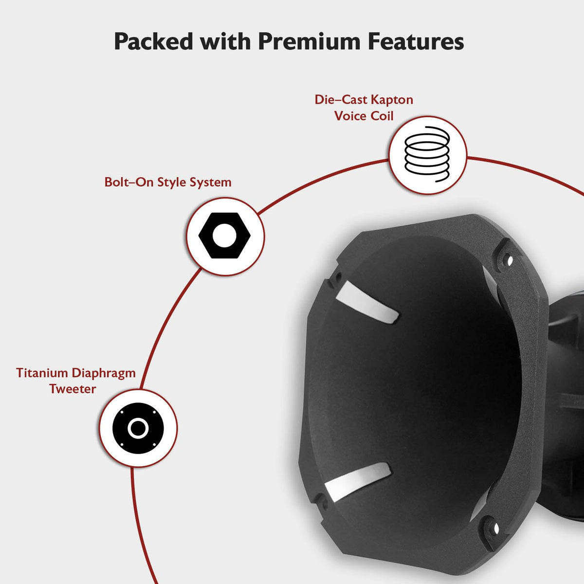 Rockville HT120 ferro-fluid cooling maintains performance during extended use.