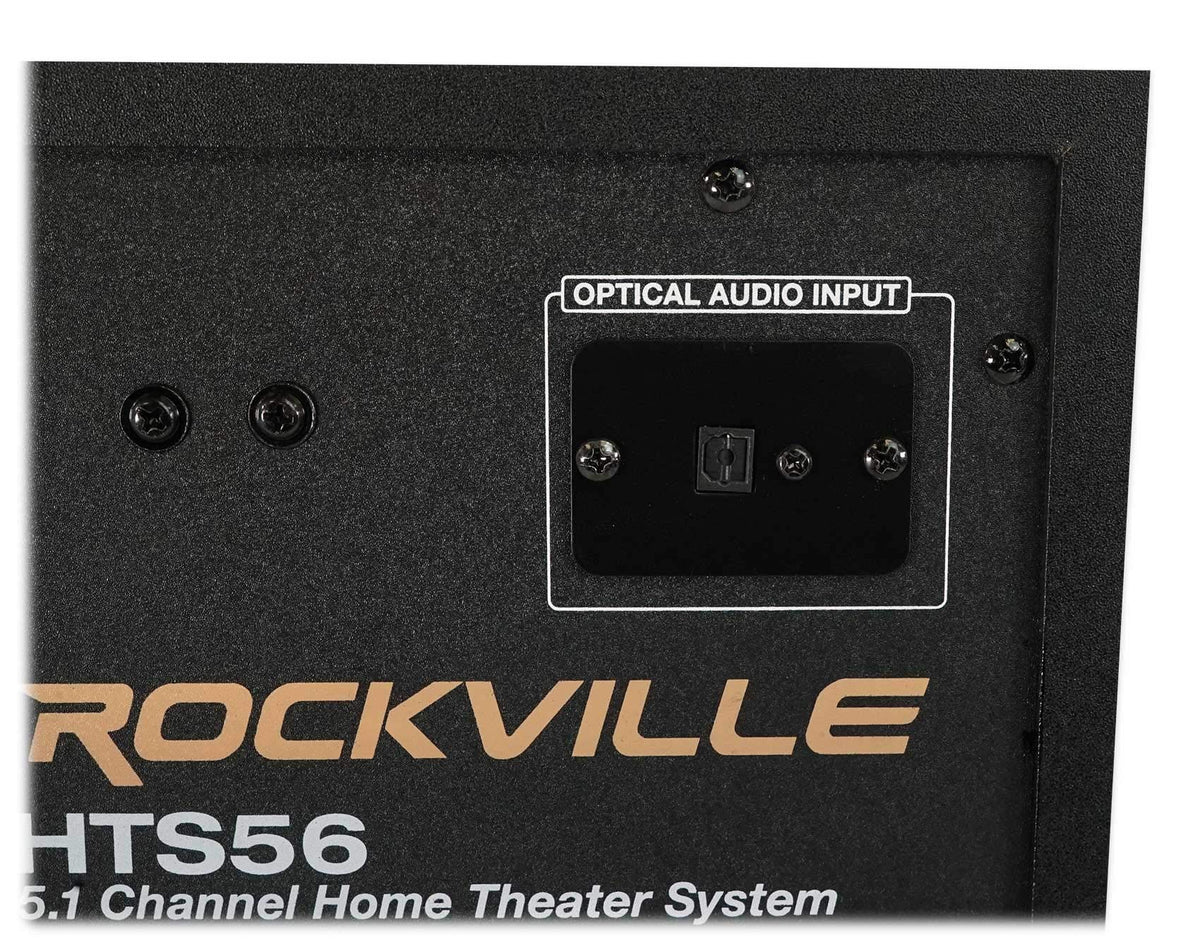Rockville HTS56 included cables simplifying quick setup