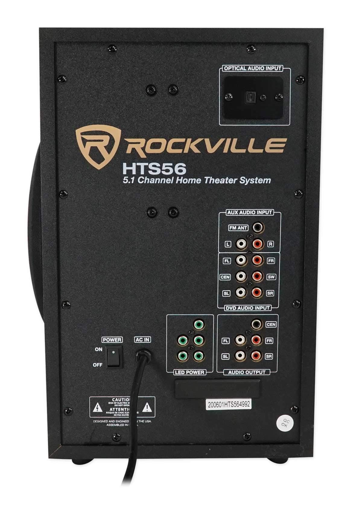 Rockville HTS56 karaoke mics enabling lively sing-alongs with echo control