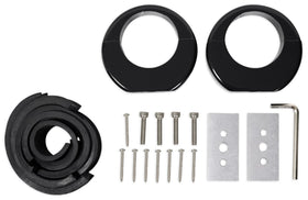 Rockville MAC65B weatherproof pods, reduce wiring clutter for a clean install.
