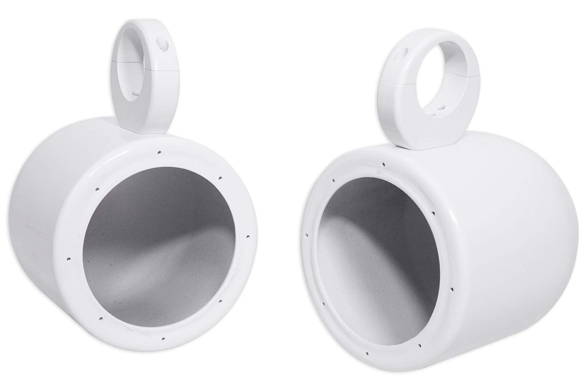 Rockville MAC65W pod, side view, 100% waterproof design for saltwater adventures.