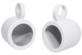 Rockville MAC65W pod, side view, 100% waterproof design for saltwater adventures.