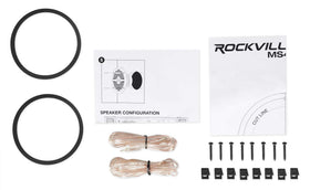 Rockville MS40B easy-install with pre-installed mounting screws for quick setup.