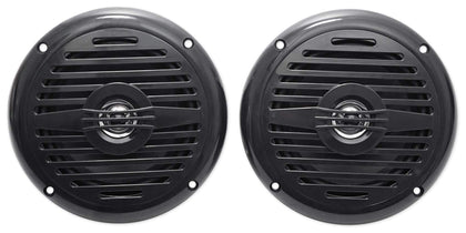 Rockville MS525B front view showing speaker cone and balanced sound