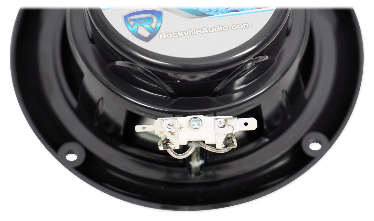 Rockville MS525B grill detail showing anti-UV finish and rust resistance