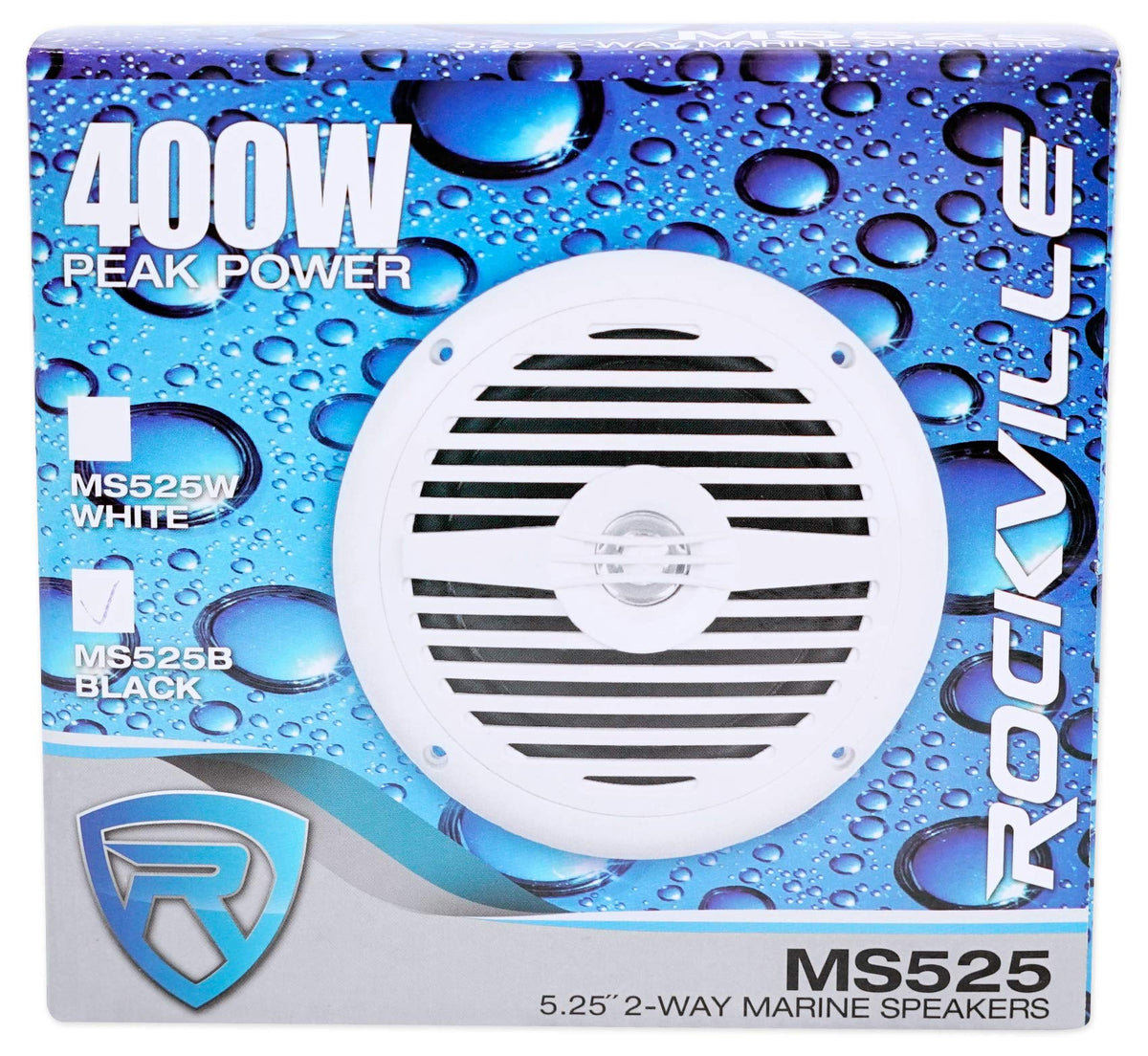 Rockville MS525B installed on boat cockpit delivering clear outdoor audio
