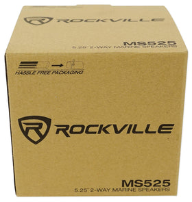 Rockville MS525B size comparison with card illustrating compact fit