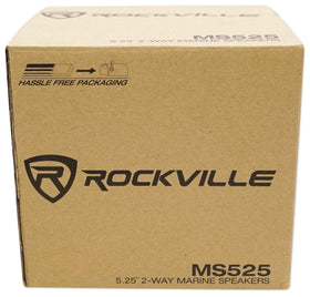 Rockville MS525W in sport boat lifestyle scene offering immersive outdoor sound