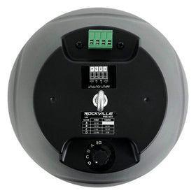 Rockville PEN-65T black enclosure emphasizing durable, unobtrusive design for busy venues.