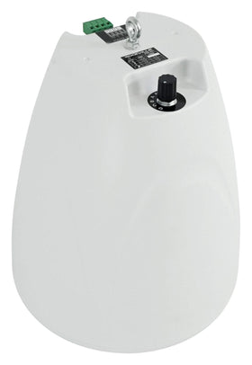 Rockville PEN-65T sleek white design blends with modern cafe decor.