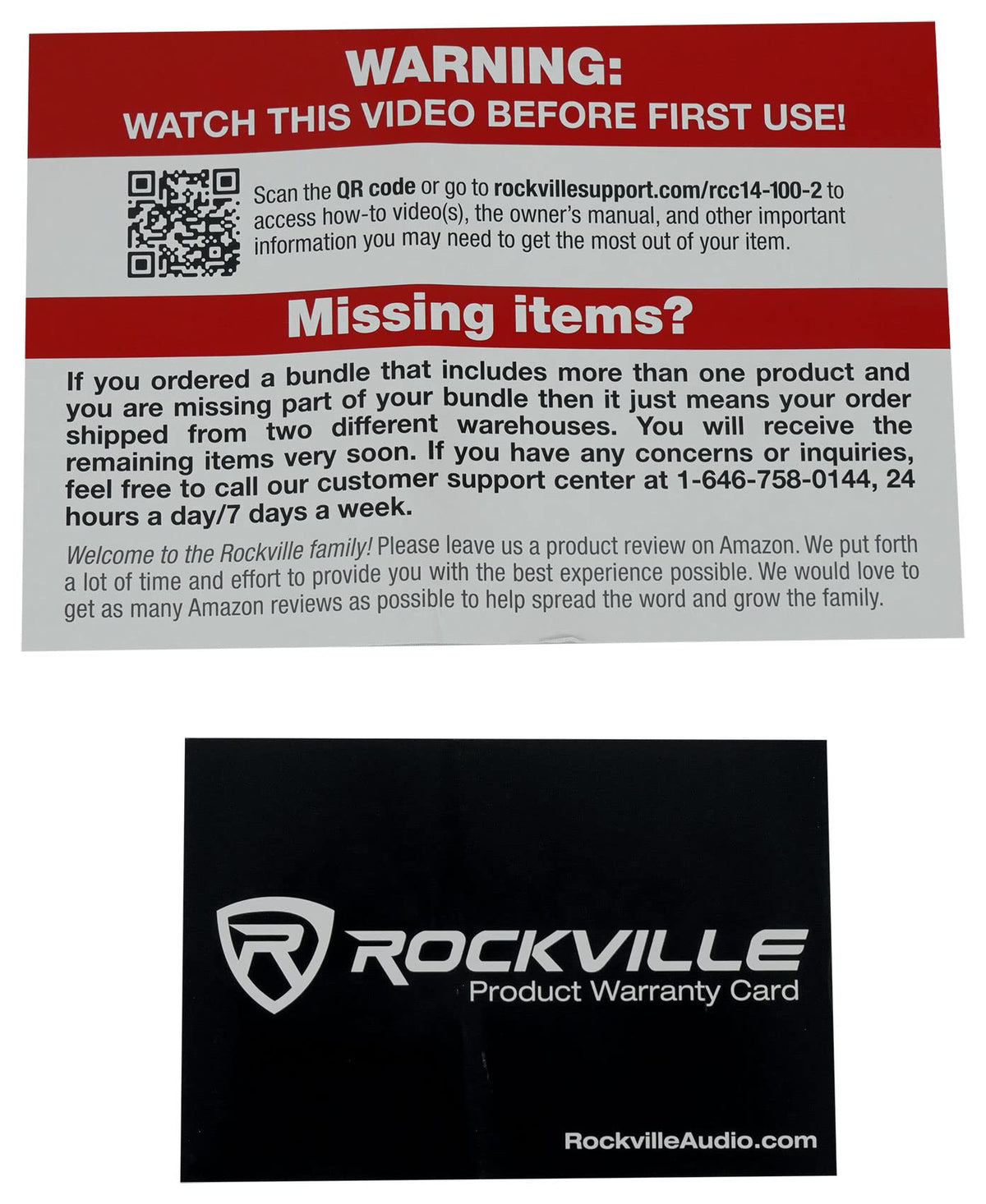 Rockville RCC14-100-2 100-foot length enables flexible routing.