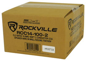 Rockville RCC14-100-2 2-conductor design for home theater and distributed audio.