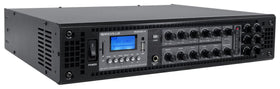 Rockville RCS180-6 tuner and optical input for diverse sources.