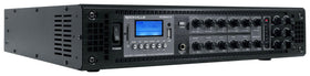 Rockville RCS650-6 back panel connections enable flexible wiring setups.