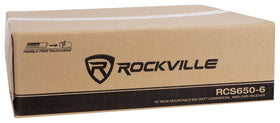 Rockville RCS650-6 durable cooling with clipping limiter protects speakers.