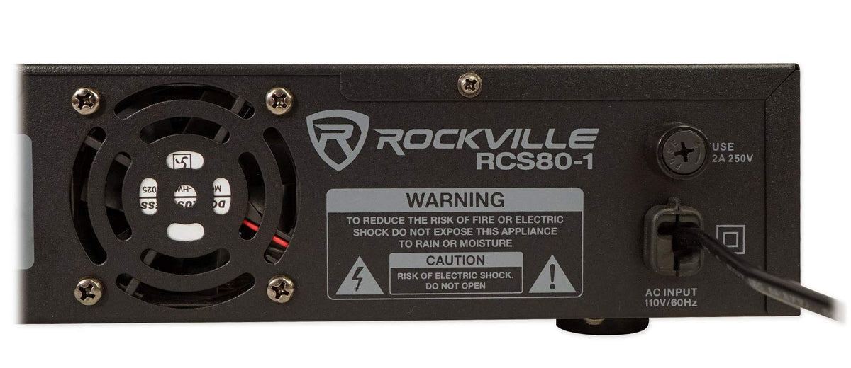 Rockville RCS80-1 rack-mount design for professional installs