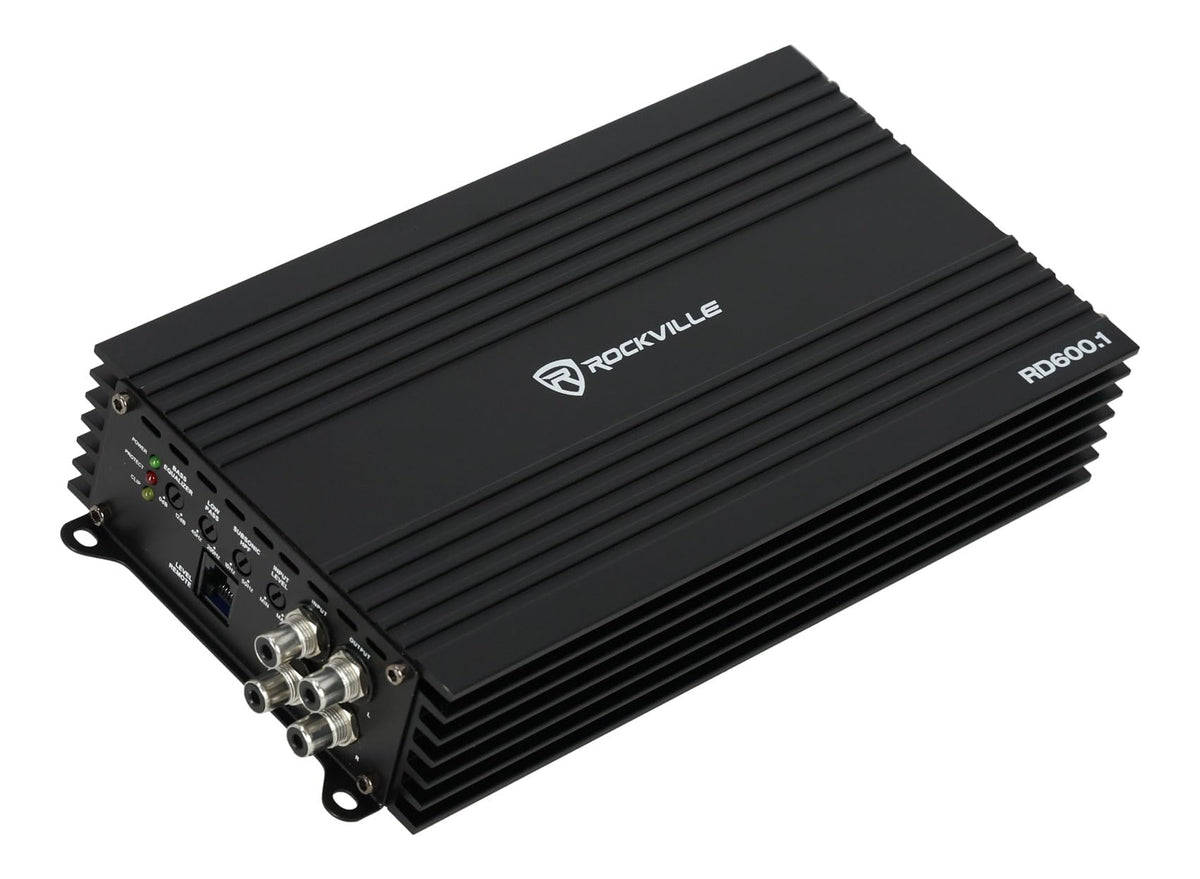 Rockville RD600.1 compact design fits tight dashboards and electrical budgets