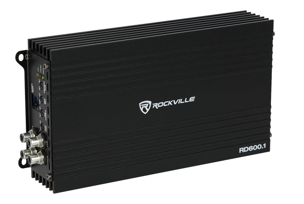 Rockville RD600.1 low-pass control highlights precise subwoofer shaping