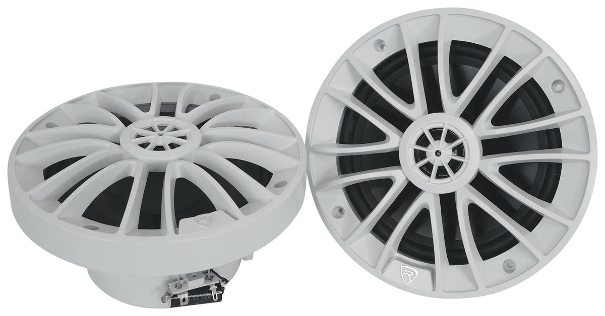 Rockville RM-PREMIUM-65 front view shows true coax design for clear stereo imaging