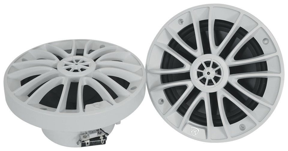 Rockville RM-PREMIUM-65 front view shows true coax design for clear stereo imaging