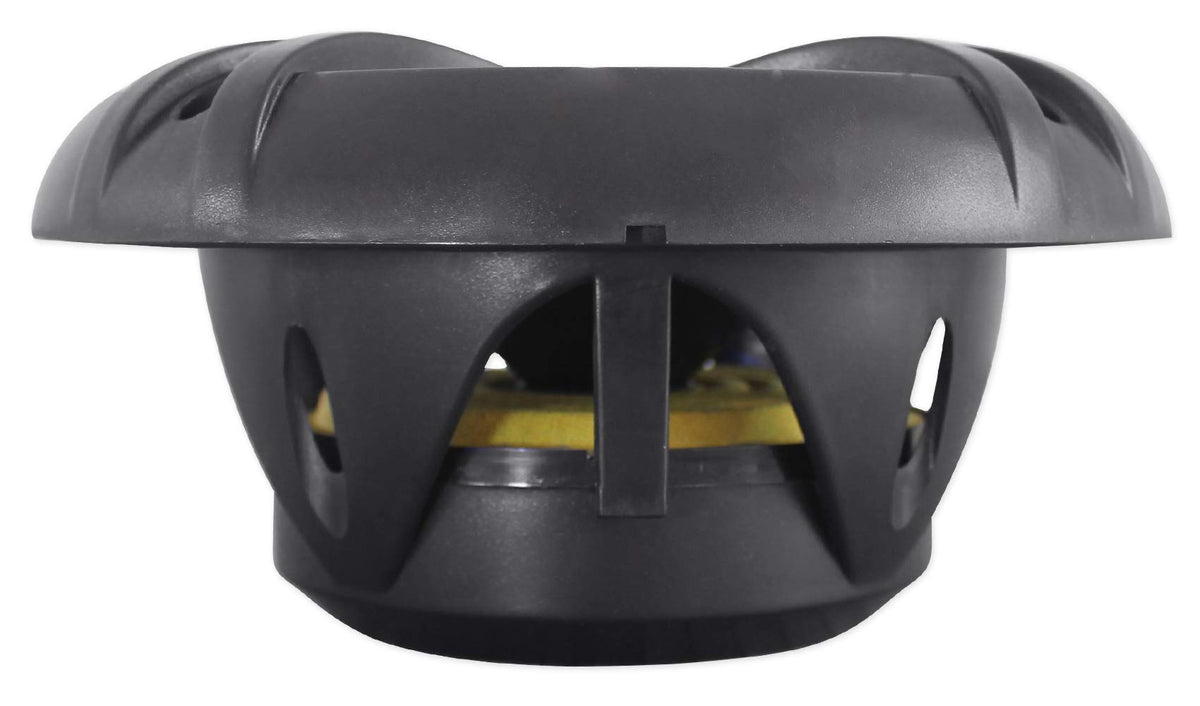 Rockville speaker mounted on boat gunwale delivering reliable outdoor audio