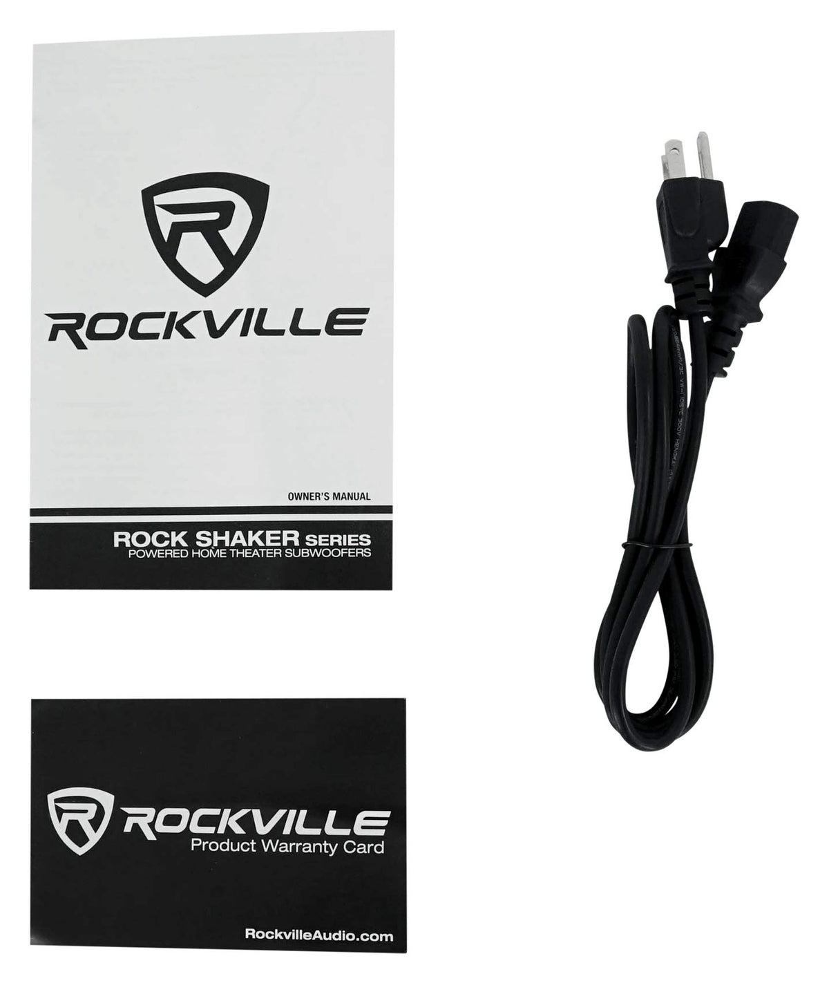 Rockville Rock Shaker 10 detachable foam grill for protection and cleaning.