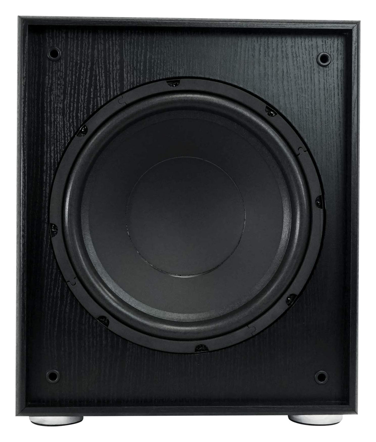 Rockville Rock Shaker 10 rear connections panel with RCA and high‑level inputs.