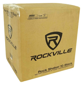 Rockville Rock Shaker 10 in a studio setup for precise low-end response.