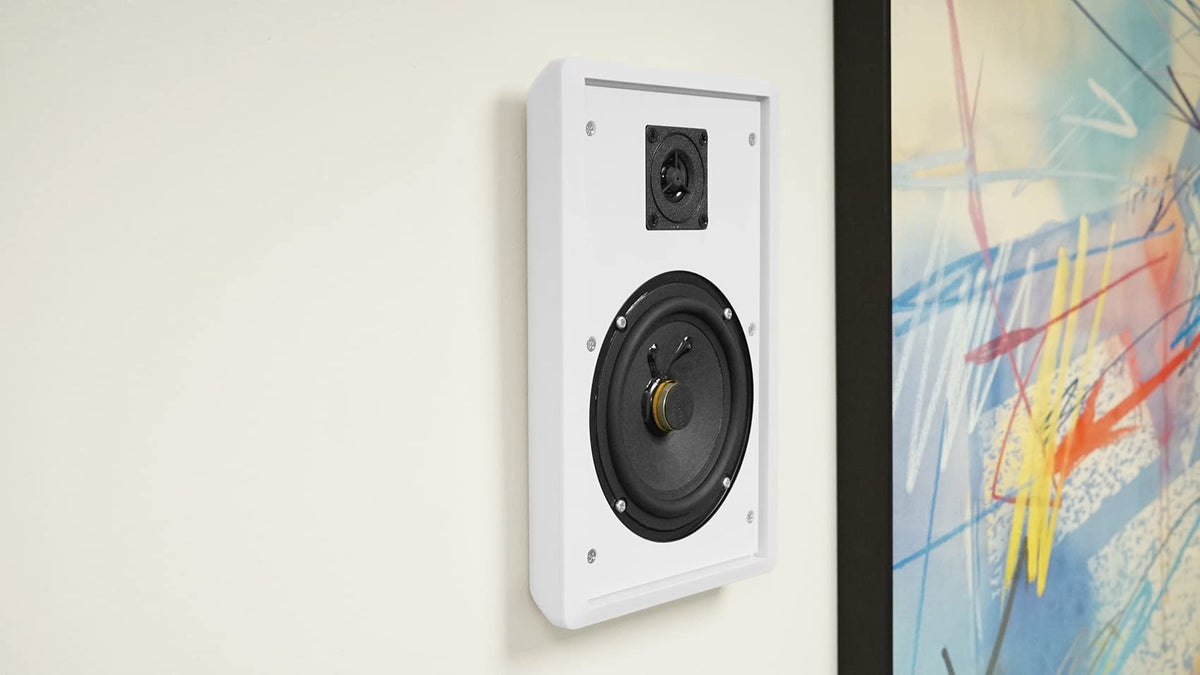 Recessed spring-loaded terminals keep wires hidden during setup.