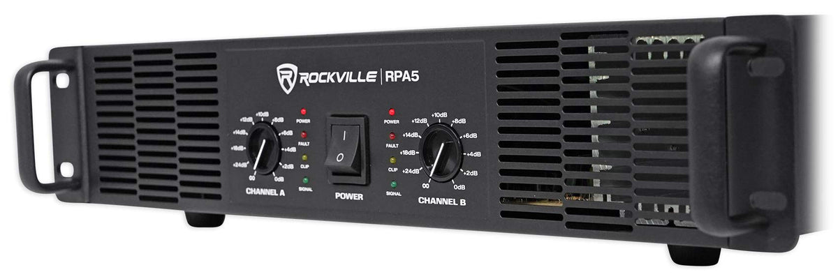 Rockville RPA5 bridged mode for high-power mono amplification.