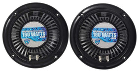 Rockville RSM65B basket and rubber surround showing durable UV-treated materials