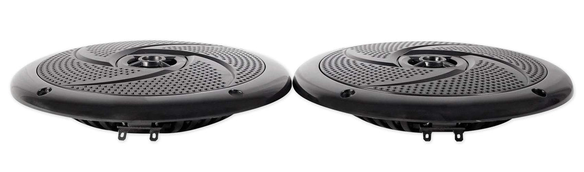 Rockville RSM65B cone close-up highlighting rigid cone for tighter bass response