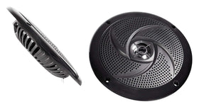 Rockville RSM65B front view showing speaker grille and improved sound projection