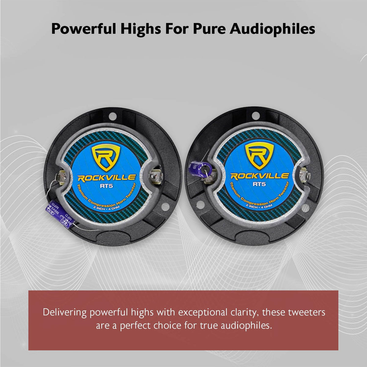 Rockville RT5 included hardware and accessories for quick install