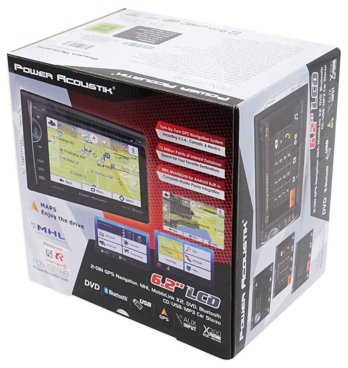 Rockville RV4.3A shallow mounting depth enables installation in many vehicles.