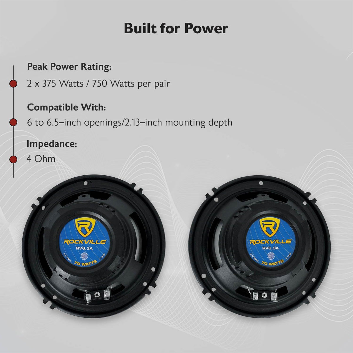 Rockville RV6.3A crossover and wiring detail for improved phase alignment