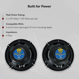 Rockville RV6.3A crossover and wiring detail for improved phase alignment